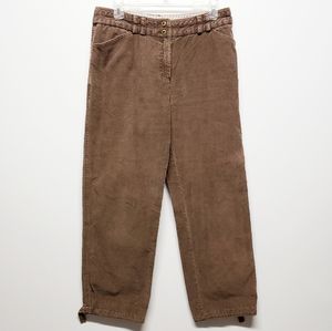 Garnett Hill Brown Corduroy Pants Size 8